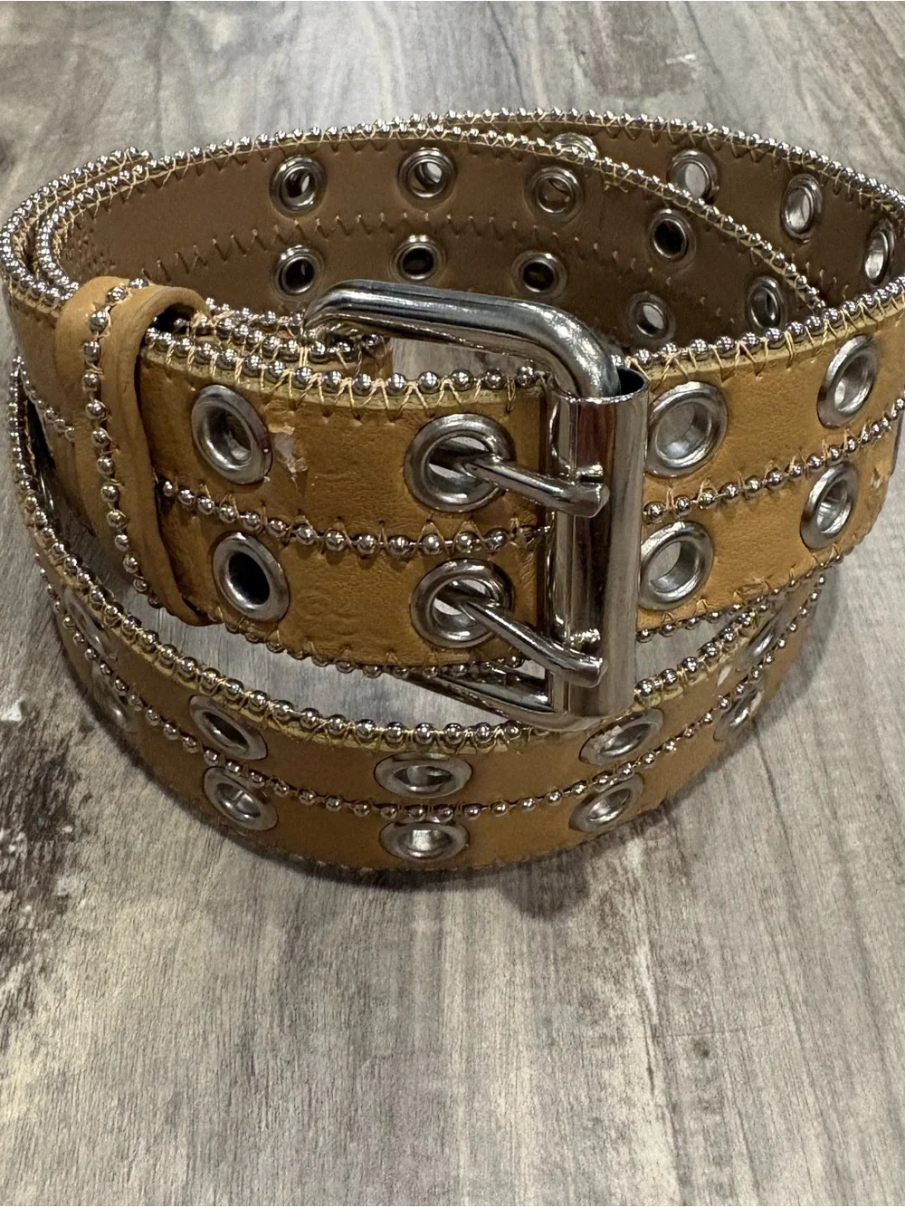 Women’s Tan Fashion Belt Adjustable Size